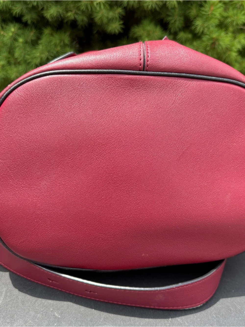 Marc Jacobs “The Sling” Burgundy Leather Hobo Bag